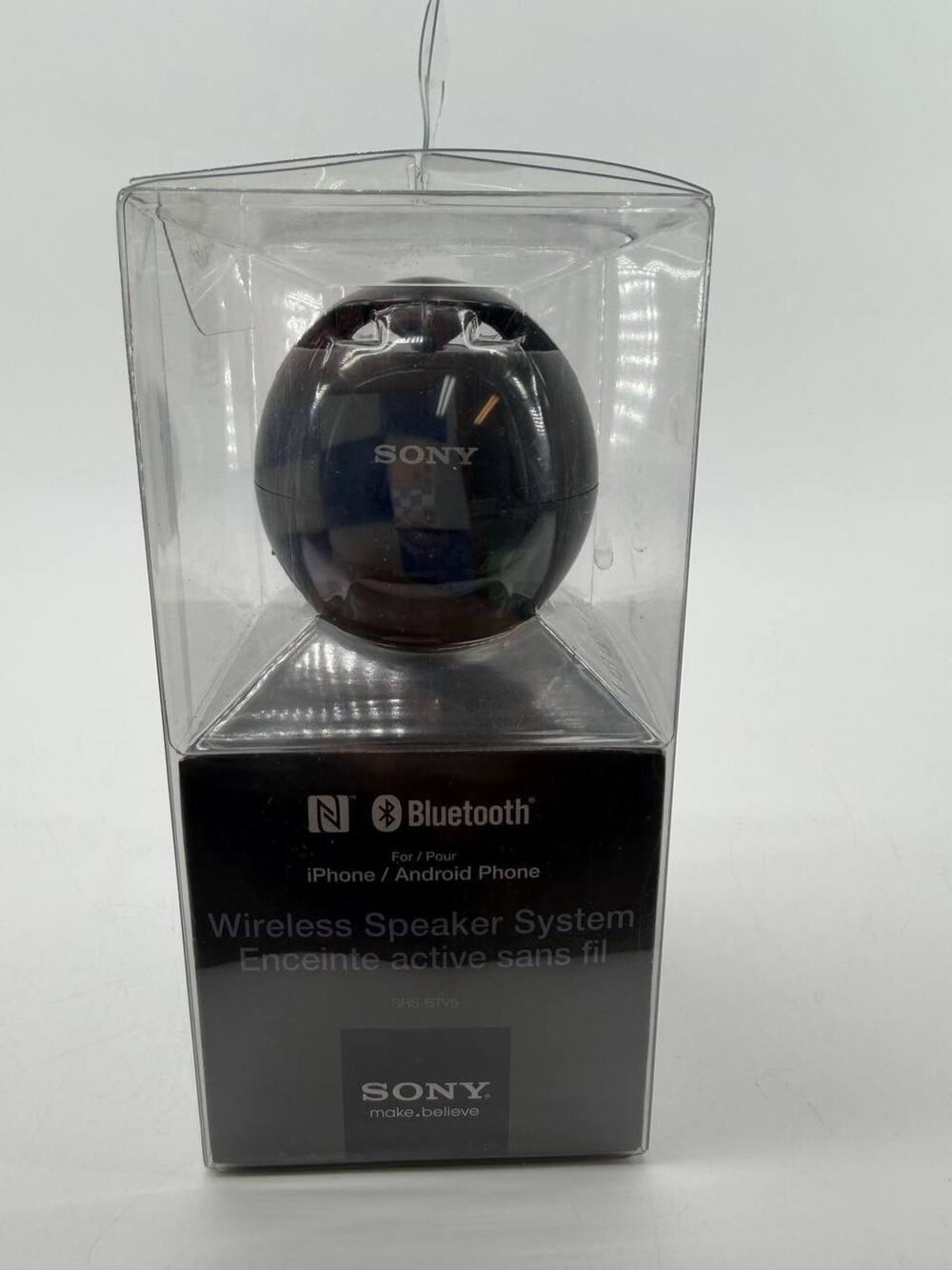 Sony SRS-BTV5/BC Bluetooth Wireless Portable Speaker Black Tested Working Box